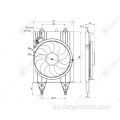 Ventilador de refrigeración del radiador 12v Dc para VW GOLF